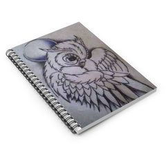 Spiral Notebook - Ruled Line- Baby Owl