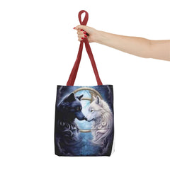 Tote Bag (AOP) - Yin and Yang wolf