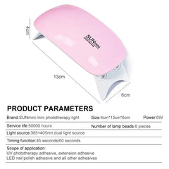 Portable Mini 6W Nail Dryer