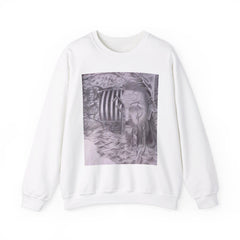 Unisex Heavy Blend™ Crewneck Sweatshirt- Viking Face and Boat