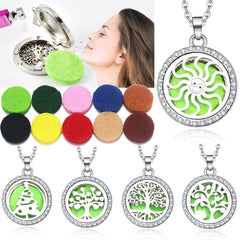 Aroma Oil Diffuser Perfume Necklace 10 Styles